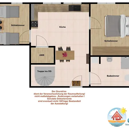 아파트 Haus Am Haftbruch 